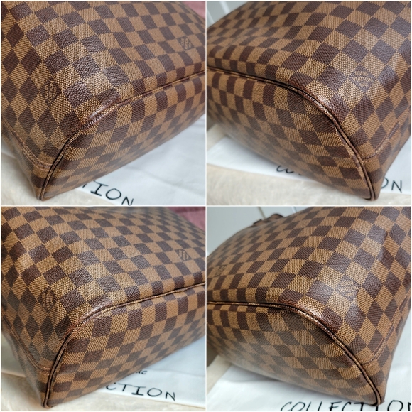 💕Louis Vuitton Neverfull MM Damier Ebene "ROSE Ballerine Interior" Tote Bag - Picture 15 of 16